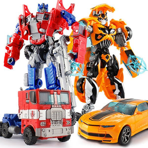 Top Sale 19.5cm Model Transformation Robot Car Action toys Plastic Toys Action Figure Toys BEST Gift For Education Children 7.5"