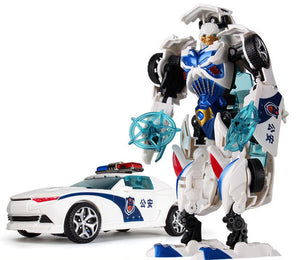 Top Sale 19.5cm Model Transformation Robot Car Action toys Plastic Toys Action Figure Toys BEST Gift For Education Children 7.5"