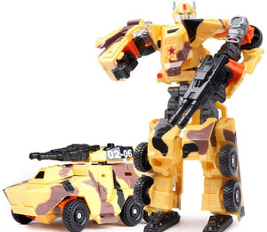 Top Sale 19.5cm Model Transformation Robot Car Action toys Plastic Toys Action Figure Toys BEST Gift For Education Children 7.5"