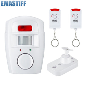 Home Security PIR MP Alert Infrared Sensor Anti-theft Motion Detector Alarm Monitor Wireless Alarm system+2 remote control