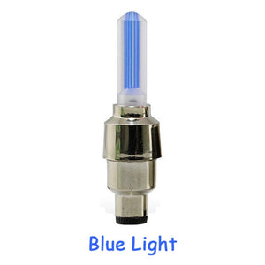 Bicycle Lights Wheel Spoke Tire LED Bike Valve Lights with Batteries Tyre Valve Cap Cycling Lantern Lamp MTB Bike Accessories