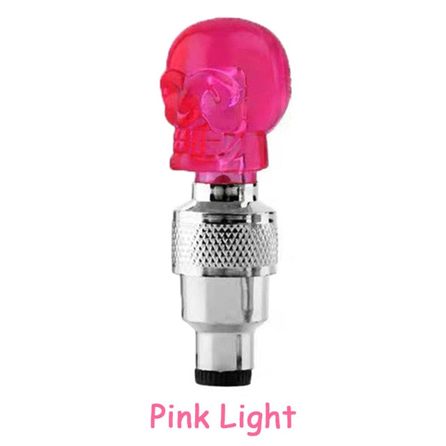 Bicycle Lights Wheel Spoke Tire LED Bike Valve Lights with Batteries Tyre Valve Cap Cycling Lantern Lamp MTB Bike Accessories