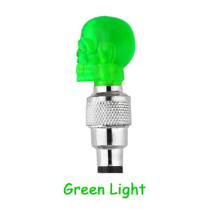 Bicycle Lights Wheel Spoke Tire LED Bike Valve Lights with Batteries Tyre Valve Cap Cycling Lantern Lamp MTB Bike Accessories