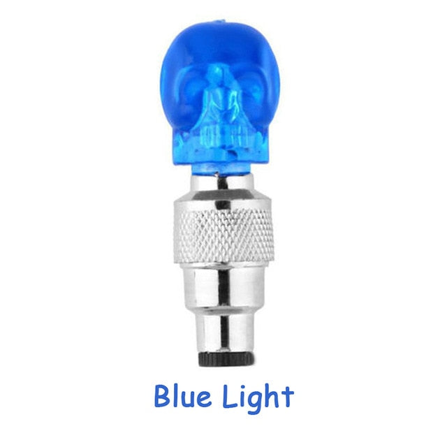 Bicycle Lights Wheel Spoke Tire LED Bike Valve Lights with Batteries Tyre Valve Cap Cycling Lantern Lamp MTB Bike Accessories