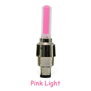 Bicycle Lights Wheel Spoke Tire LED Bike Valve Lights with Batteries Tyre Valve Cap Cycling Lantern Lamp MTB Bike Accessories