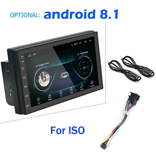 Podofo 2 din Car Radio 2.5D GPS Android Multimedia Player Universal 7" audio Navigation For Volkswagen Nissan Hyundai Kia Toyota