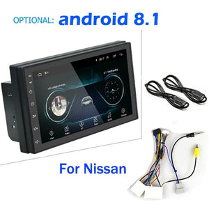 Podofo 2 din Car Radio 2.5D GPS Android Multimedia Player Universal 7" audio Navigation For Volkswagen Nissan Hyundai Kia Toyota