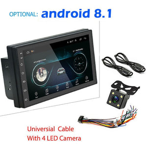 Podofo 2 din Car Radio 2.5D GPS Android Multimedia Player Universal 7" audio Navigation For Volkswagen Nissan Hyundai Kia Toyota