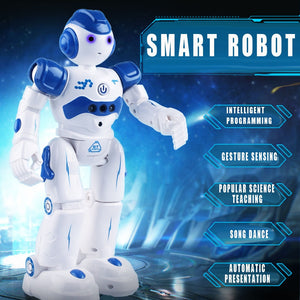 Intelligent Robot Multi-function Charging Children's Toy Dancing Remote Control Gesture Sensor Toy Gift for children Control#E30
