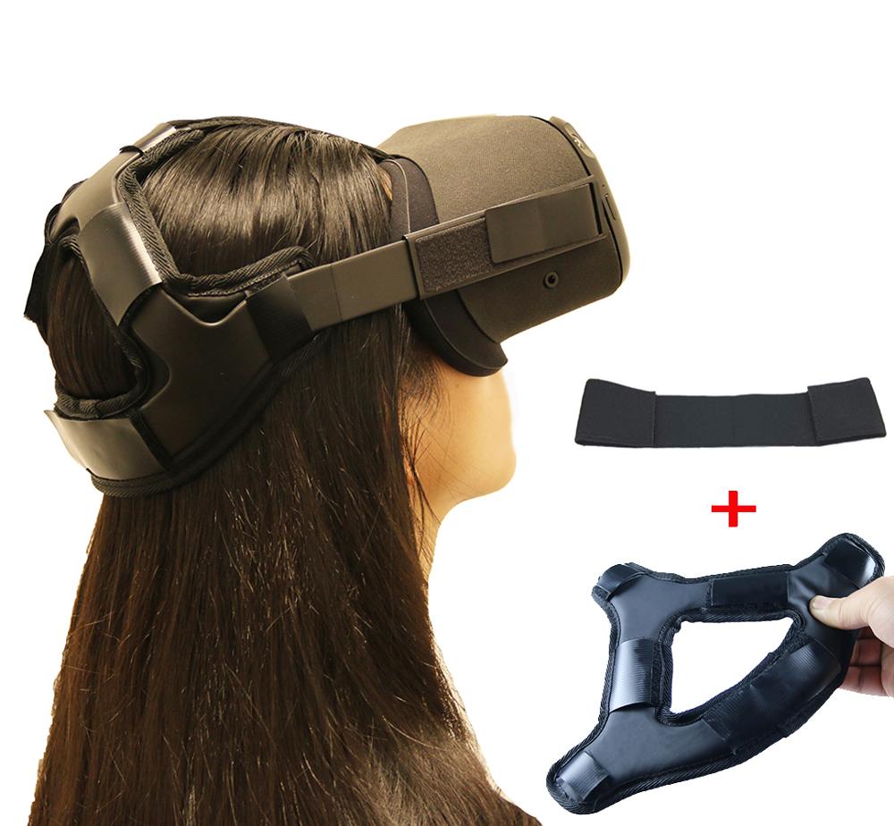 Newest Non-slip VR Helmet Head Pressure-relieving Strap Foam Pad for Oculus Quest VR Headset Cushion Headband Fixing Accessories