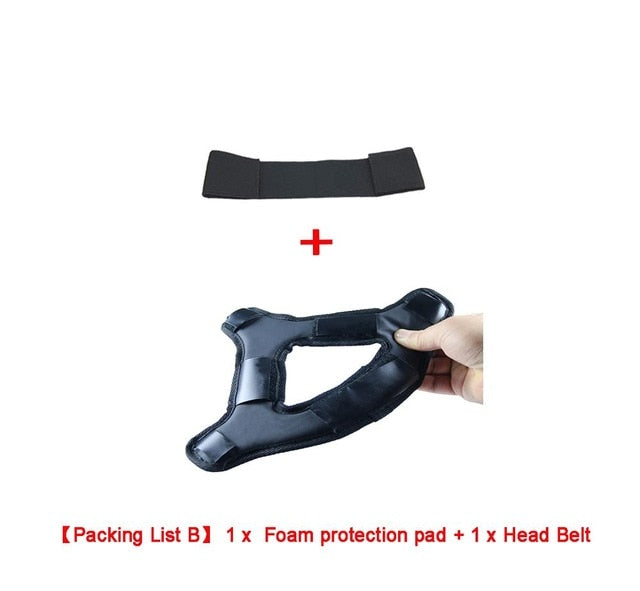 Newest Non-slip VR Helmet Head Pressure-relieving Strap Foam Pad for Oculus Quest VR Headset Cushion Headband Fixing Accessories