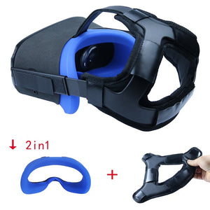 Newest Non-slip VR Helmet Head Pressure-relieving Strap Foam Pad for Oculus Quest VR Headset Cushion Headband Fixing Accessories