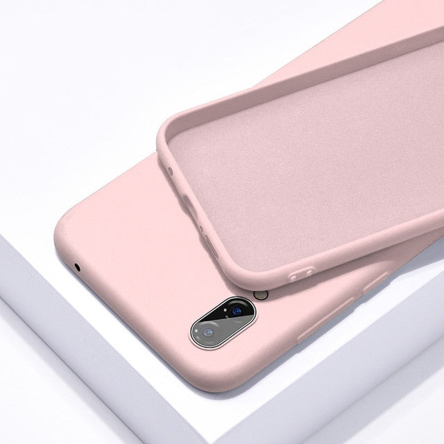 Soft Liquid Silicone Case For Samsung Galaxy A10 A20 A30 A40 A50 A70 A20E A51 A71 A6 2018 Note 10 S8 S9 S10 Plus S10e S20 Ultra