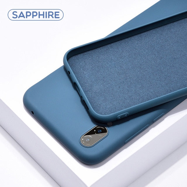 Soft Liquid Silicone Case For Samsung Galaxy A10 A20 A30 A40 A50 A70 A20E A51 A71 A6 2018 Note 10 S8 S9 S10 Plus S10e S20 Ultra