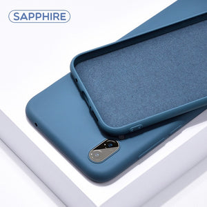 Soft Liquid Silicone Case For Samsung Galaxy A10 A20 A30 A40 A50 A70 A20E A51 A71 A6 2018 Note 10 S8 S9 S10 Plus S10e S20 Ultra