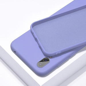 Soft Liquid Silicone Case For Samsung Galaxy A10 A20 A30 A40 A50 A70 A20E A51 A71 A6 2018 Note 10 S8 S9 S10 Plus S10e S20 Ultra