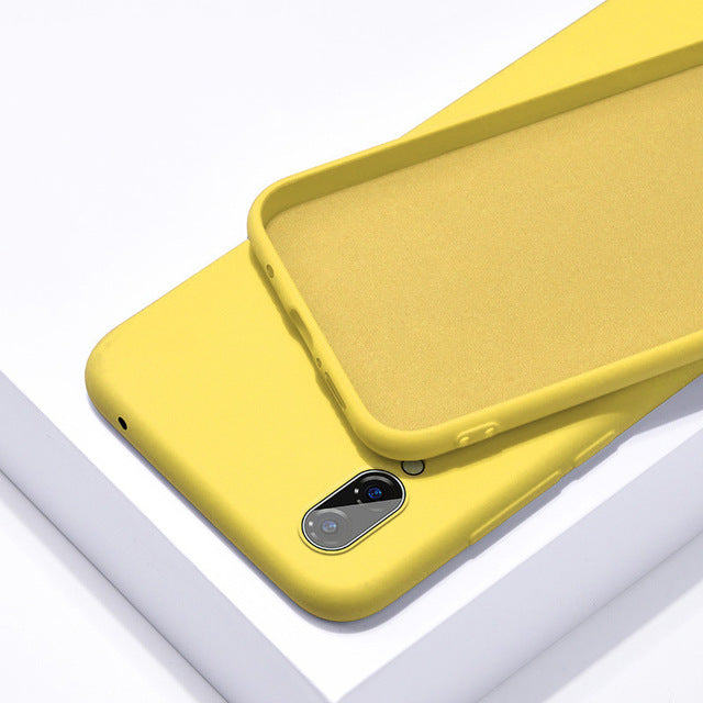 Soft Liquid Silicone Case For Samsung Galaxy A10 A20 A30 A40 A50 A70 A20E A51 A71 A6 2018 Note 10 S8 S9 S10 Plus S10e S20 Ultra
