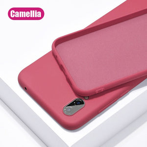 Soft Liquid Silicone Case For Samsung Galaxy A10 A20 A30 A40 A50 A70 A20E A51 A71 A6 2018 Note 10 S8 S9 S10 Plus S10e S20 Ultra