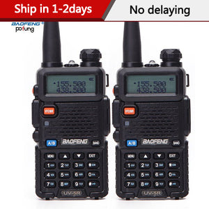 2PCS Baofeng BF-UV5R Amateur Radio Portable Walkie Talkie Pofung UV-5R 5W VHF/UHF Radio Dual Band Two Way Radio UV 5r CB Radio