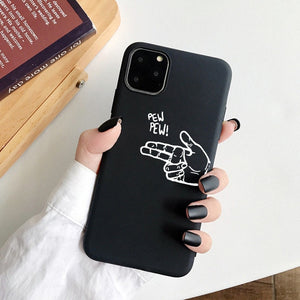 Girl Body Lover Rose Soft Case For iPhone 7 8 Plus X XS Max XR Coque Case For iphone 5 5s SE 6 6s Plus 11Pro Phone Cover Couple