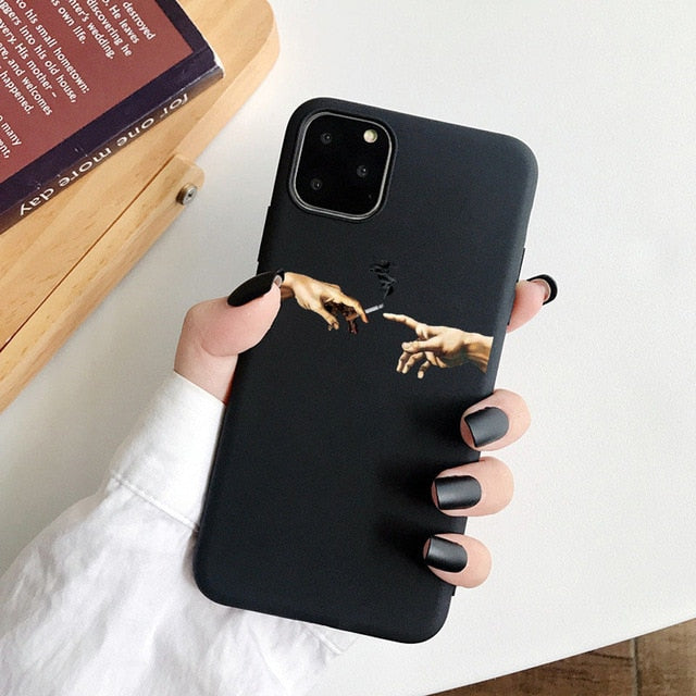 Girl Body Lover Rose Soft Case For iPhone 7 8 Plus X XS Max XR Coque Case For iphone 5 5s SE 6 6s Plus 11Pro Phone Cover Couple