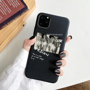 Girl Body Lover Rose Soft Case For iPhone 7 8 Plus X XS Max XR Coque Case For iphone 5 5s SE 6 6s Plus 11Pro Phone Cover Couple