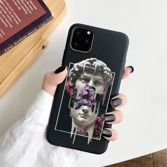 Girl Body Lover Rose Soft Case For iPhone 7 8 Plus X XS Max XR Coque Case For iphone 5 5s SE 6 6s Plus 11Pro Phone Cover Couple