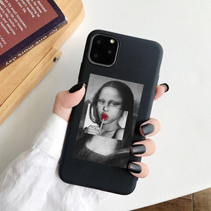 Girl Body Lover Rose Soft Case For iPhone 7 8 Plus X XS Max XR Coque Case For iphone 5 5s SE 6 6s Plus 11Pro Phone Cover Couple