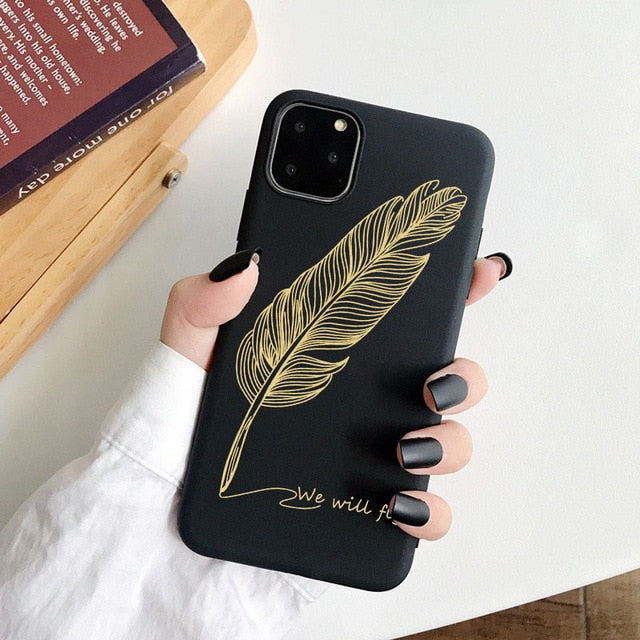 Girl Body Lover Rose Soft Case For iPhone 7 8 Plus X XS Max XR Coque Case For iphone 5 5s SE 6 6s Plus 11Pro Phone Cover Couple