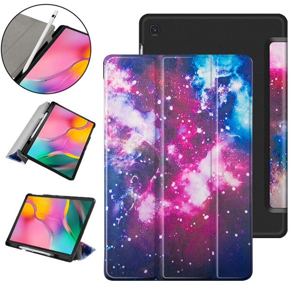 Case for Samsung Galaxy Tab A 2019 SM-T510 SM-T515 T510 T515 Tablet cover Stand Case for Tab A 10.1'' 2019 tablet case+gift