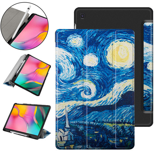 Case for Samsung Galaxy Tab A 2019 SM-T510 SM-T515 T510 T515 Tablet cover Stand Case for Tab A 10.1'' 2019 tablet case+gift