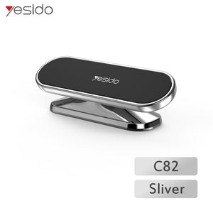 Yesido C55 mini Strip Shape Magnetic Car Phone Holder Stand For iPhone Samsung Xiaomi wall metal Magnet GPS Car Mount Dashboard