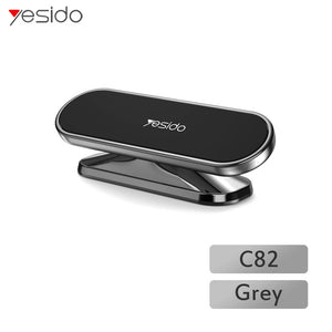 Yesido C55 mini Strip Shape Magnetic Car Phone Holder Stand For iPhone Samsung Xiaomi wall metal Magnet GPS Car Mount Dashboard