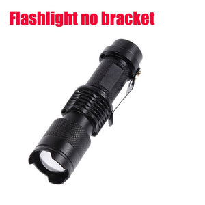 7W 3000LM 3 Mode Bicycle Light Q5 Led Cycling Front Light Bike Lights Lamp Torch Waterproof Zoom Bike Flashlight, Use 14500