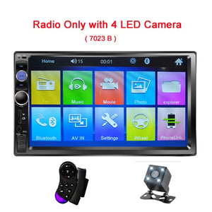 Podofo Radio 2 din Car Multimedia Player 7" Autoradio 2din Stereo Android Mirrorlink for Volkswagen Nissan Hyundai Kia Toyota