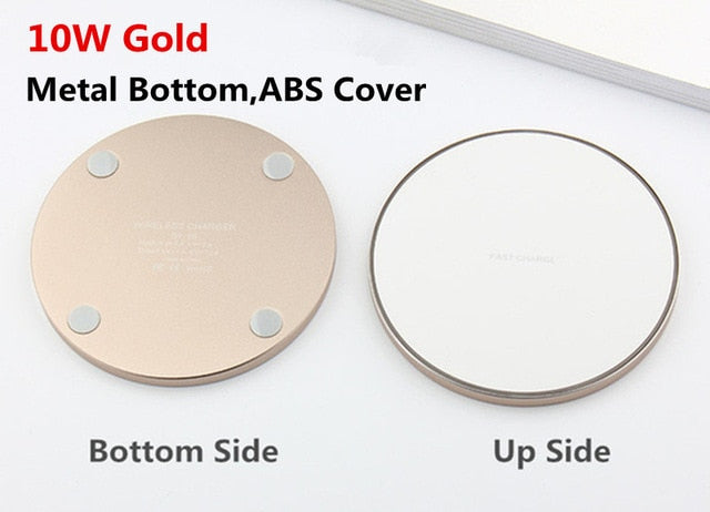 Qi Wireless Charger 10W/7.5W/5W QC3.0 Fast Phone Charger for iPhone 11 X XR XS Max Samsung S10 9 Xiaomi Wireless USB Charger Pad