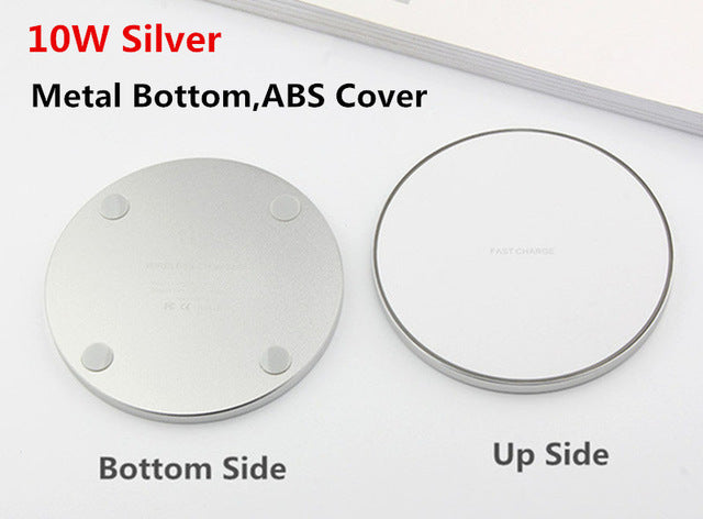 Qi Wireless Charger 10W/7.5W/5W QC3.0 Fast Phone Charger for iPhone 11 X XR XS Max Samsung S10 9 Xiaomi Wireless USB Charger Pad