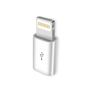 Android Micro USB to 8 Pin Adapter Connector for iPhone 5 5S 5C SE 6 6S 7 8 Plus X XS Max XR Data Sync Charging Cable Converter