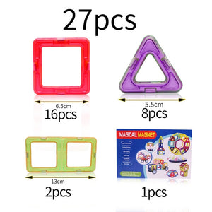 KACUU Big Size Magnetic Designer Construction Set Model & Building Toy Magnets Magnetic Blocks Educational Toys For Children