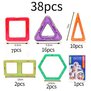 KACUU Big Size Magnetic Designer Construction Set Model & Building Toy Magnets Magnetic Blocks Educational Toys For Children