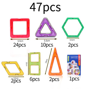 KACUU Big Size Magnetic Designer Construction Set Model & Building Toy Magnets Magnetic Blocks Educational Toys For Children