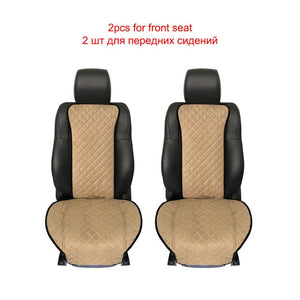 Universal gray Car Seat Cushion back Protector Automotive interior Fit for most Cars Artificial suede Four season Car Seat Cover