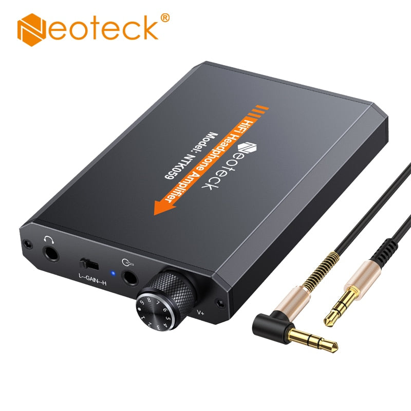 Neoteck Amplfiers Headphone Earphone Amplifier Portable Aux In Port for iPhone Android Music Player AMP With 3.5mm Jack Cable