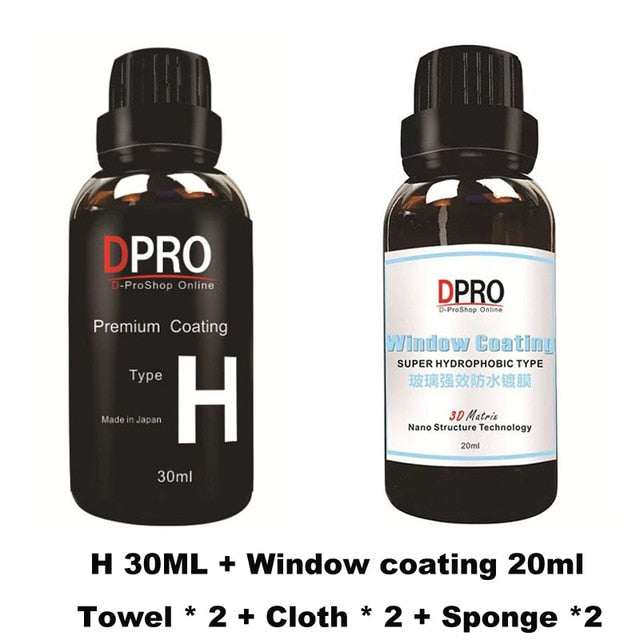 9H Liquid Glass Ceramic Car Coating  Waterproof Nano Ceramics Car Paint Care Liquid Anti-scratch Super Hydrophobic Glass Coating