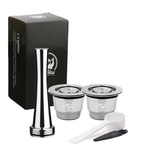 iCafilas Vip Link For Nespresso Reutilisable Refillable Capsule Crema Espresso Reusable New Refillable For Nespresso