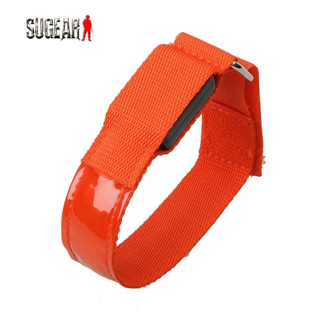 Outdoor Sports Night Running Armband Led Light Safety Belt Arm Leg Warning Wristband Cycling Bike Bicycle Party luces bicicleta