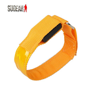 Outdoor Sports Night Running Armband Led Light Safety Belt Arm Leg Warning Wristband Cycling Bike Bicycle Party luces bicicleta