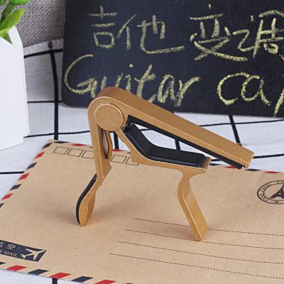 High Quality Aluminium Alloy Guitar Capo Guitar Accessories Quick Change Clamp Key Acoustic Classic Tone Adjusting Guitar Parts