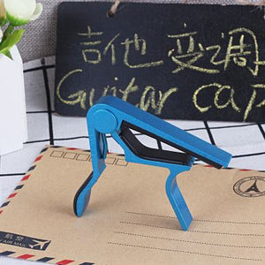 High Quality Aluminium Alloy Guitar Capo Guitar Accessories Quick Change Clamp Key Acoustic Classic Tone Adjusting Guitar Parts