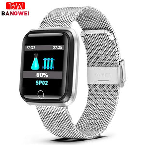 fashion SmartWatch Men women Heart Rate monitor Blood Pressure Tracker Fitness tracker Sport Waterproof Smart watch For iPhone